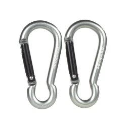 MUNKEES KARABINER BIRNENFORM - 6 X 60 MM (2 STÜCK) - Karabiner