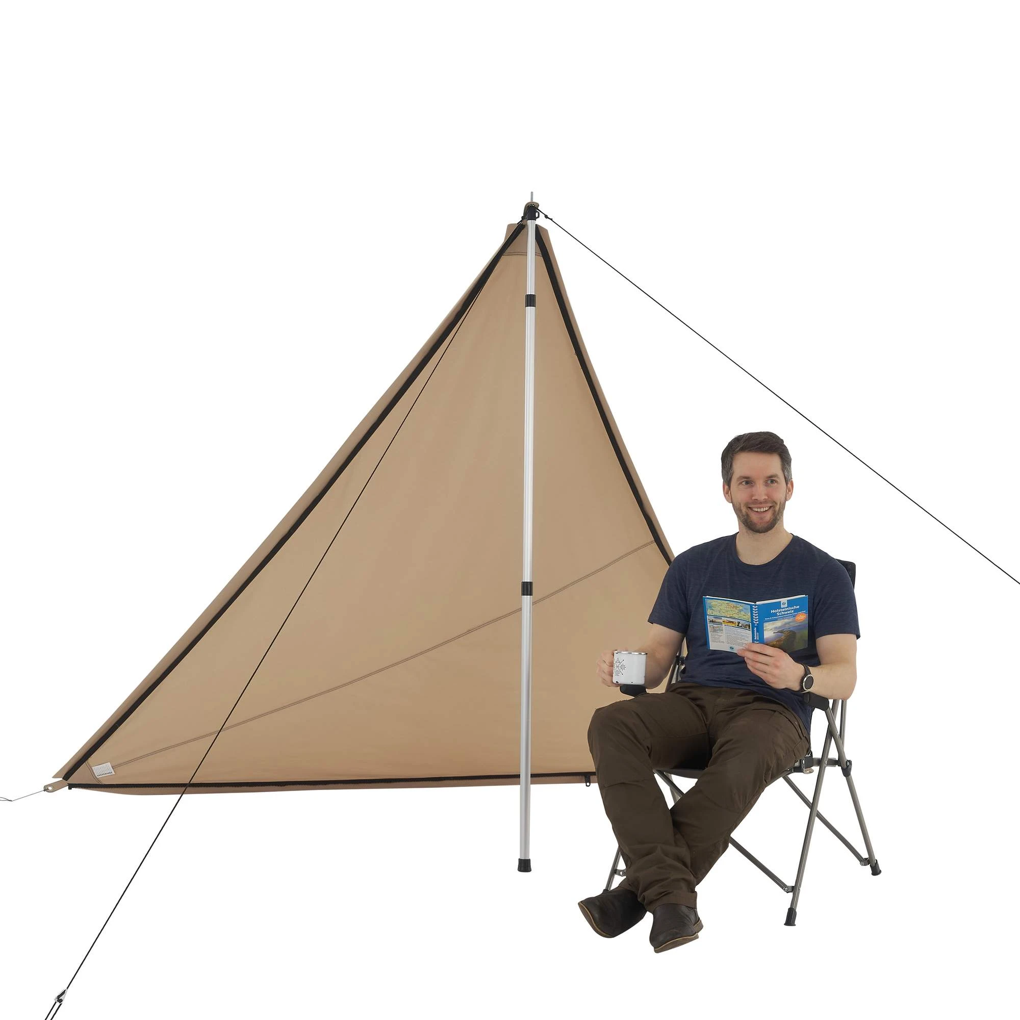 Bent VERBINDBARES SONNENSEGEL TC-ZIP-PROTECT CANVAS SINGLE - Tarp 4 Bent VERBINDBARES SONNENSEGEL TC-ZIP-PROTECT CANVAS SINGLE - Tarp – Bild 2