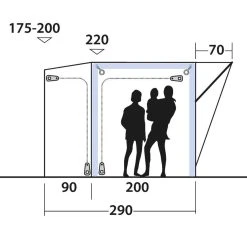 Outwell PARKVILLE 200SA - Busvorzelt 28 Outwell PARKVILLE 200SA - Busvorzelt -Marmot Shop 5638031663 m parkville 200sa outwell 24