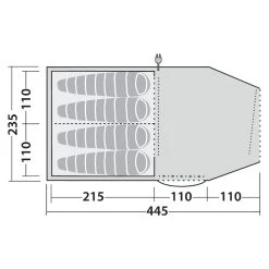 Robens DOUBLE DREAMER 4 - Tunnelzelt -Marmot Shop 5638032235 eomaksk double dreamer 4 robens 24